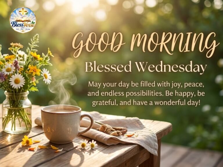 170 Positive Good Morning Wednesday Blessings, Quotes