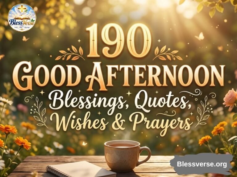 190 Good afternoon Blessings, Quotes, Wishes, Prayers & Image