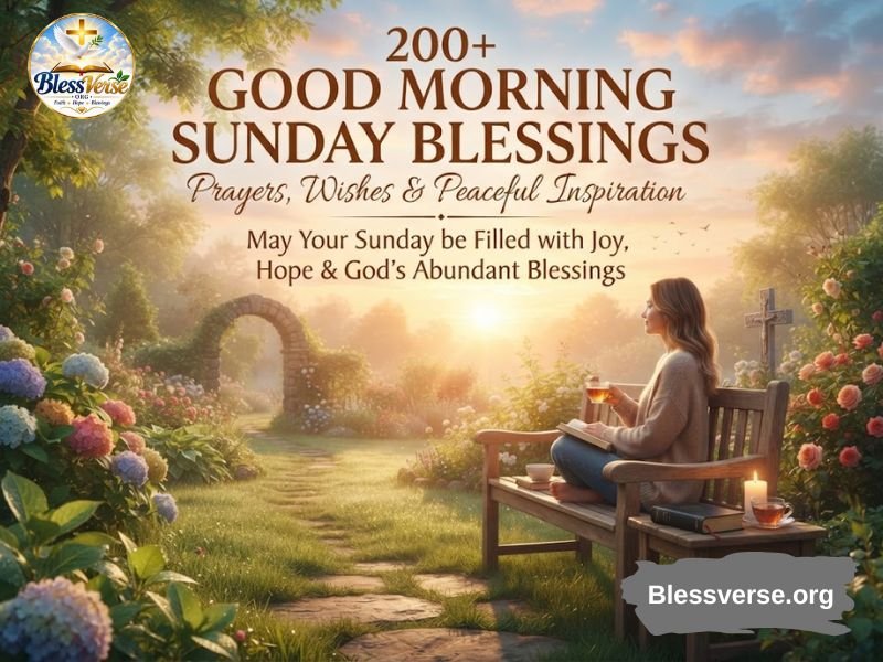 200+ Good Morning Sunday Blessings: Prayers, Wishes & Peaceful Inspiration
