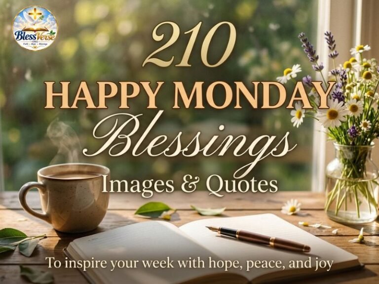 210 Happy Monday Blessings, Images and Quotes