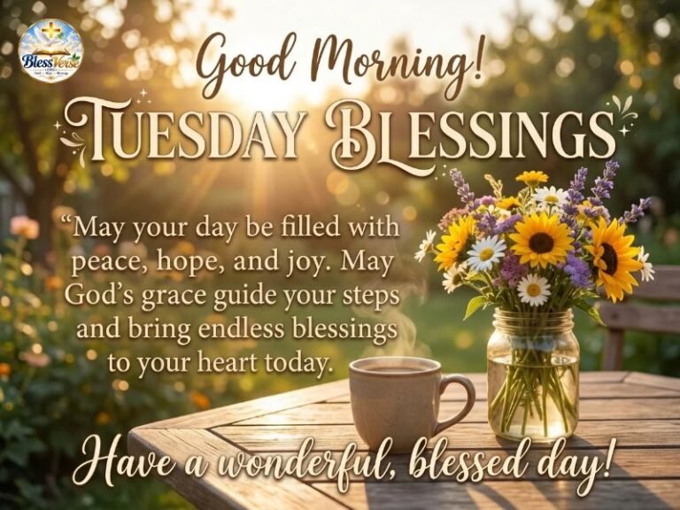 215+ Tuesday Blessings Good Morning, Inspirational & Positive Quotes