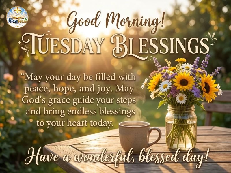 215+ Tuesday Blessings Good Morning, Inspirational & Positive Quotes