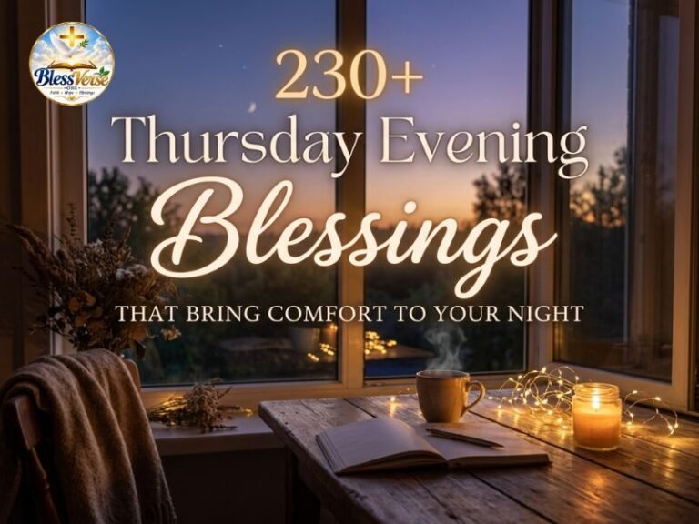 230+ Thursday Evening Blessings That Bring Comfort to Your Night
