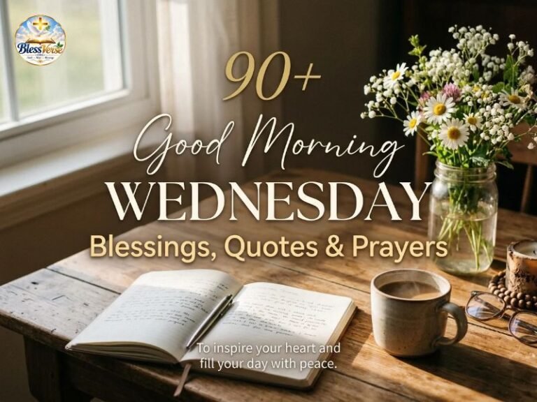 90+ Good Morning Wednesday Blessings, Quotes & Prayers