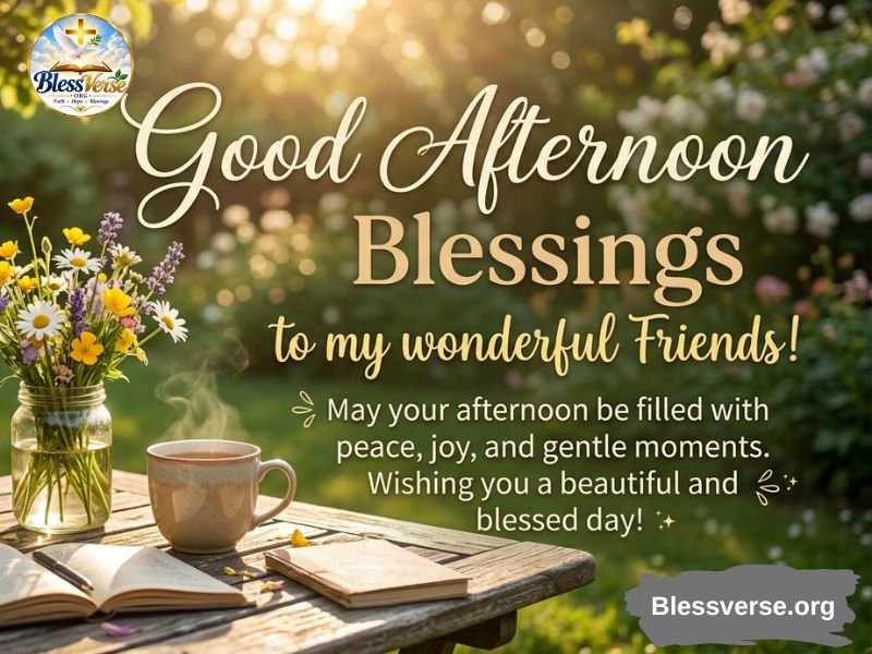 Everyday Good Afternoon Blessings for friends
