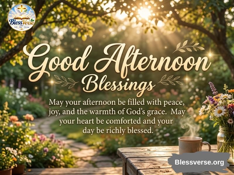 Good Afternoon Blessings images and quotes