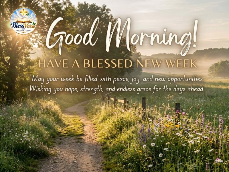 Good Morning Blessings & Messages For A New Week