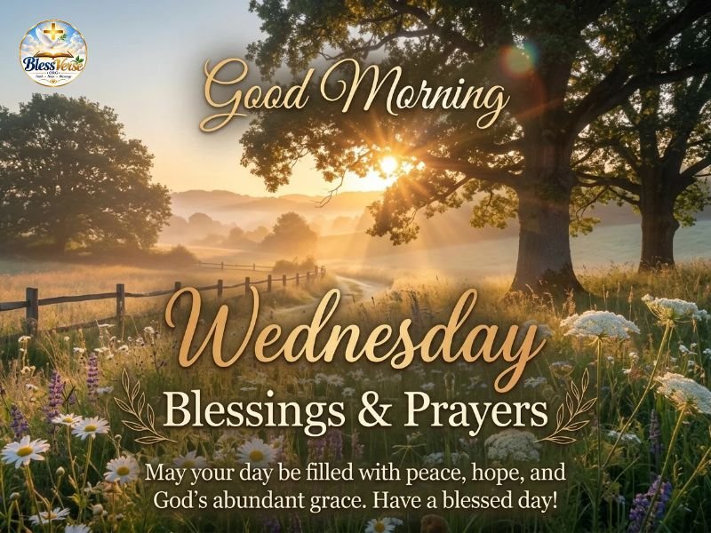 Good Morning Wednesday Blessings and Prayers