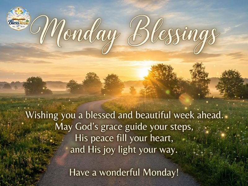 Monday Inspirational Blessings Images