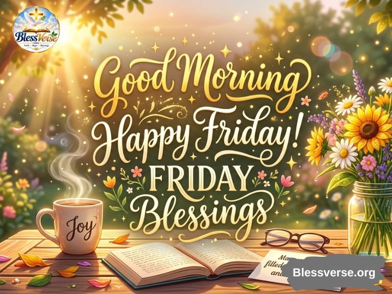 Positive good morning friday blessings gif